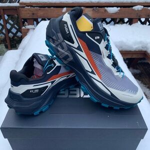 Kailas FUGA EX 330 Men's Trail Shoe- Gray, Blue, and Orange